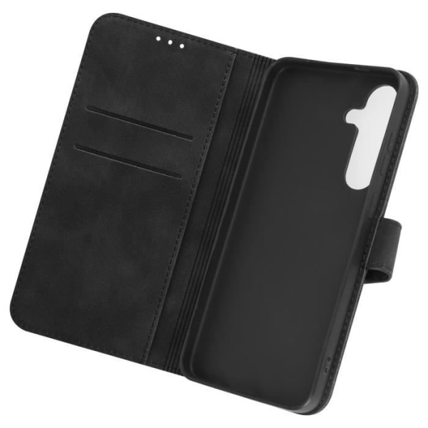 Akashi Wallet Cover til Samsung Galaxy S24 Plus - Sort Svart