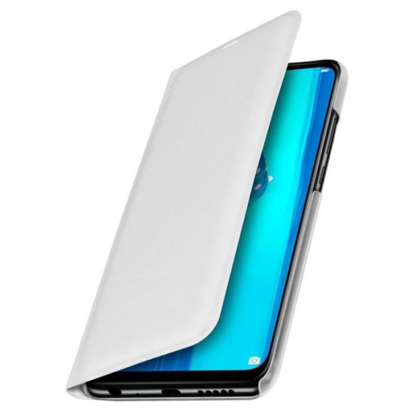 Huawei Y9 2019 Case Lompakkokorttikotelo Hard Shell - valkoinen valkoinen