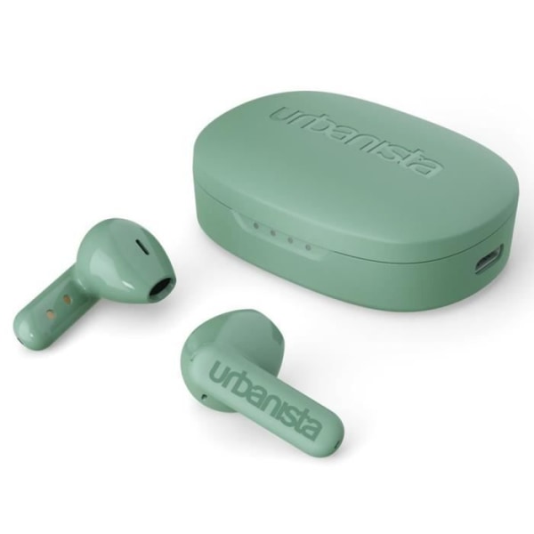Köpenhamns trådlösa hörlurar Sage Green Urbanista Bluetooth trådlösa hörlurar