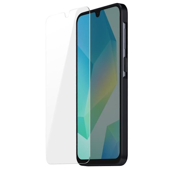 Samsung Galaxy A16:n näytönsuojus, karkaistu lasi 9H, viistetty 3mk, läpinäkyvä Transparent