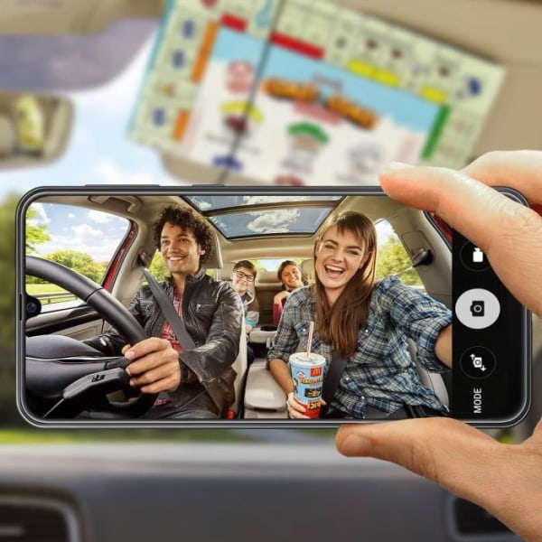 Frontkamera Samsung Galaxy M30s främre utbyteslins svart