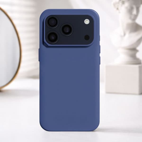 Skyddsfodral för iPhone 17 Pro Modell SolidX Stötsäker 3.5 m certifierad MIL-STD 810G Rhinoshield Mörkblå Mörkblå