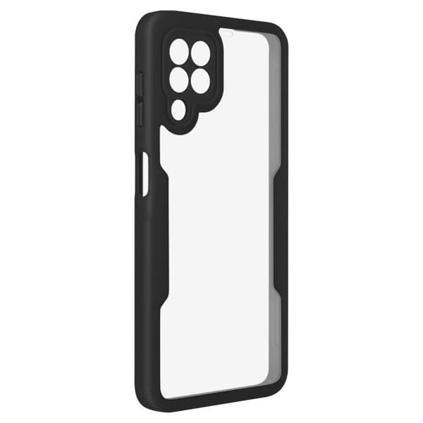 Fodral - AVIZAR - Samsung Galaxy A22 - Stötsäker - Plexiglas - Polymer Svart