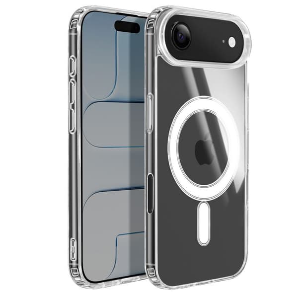 MagSafe-skal - TACTICAL - iPhone Air - Transparent - Optimalt skydd - Snabb montering Vit
