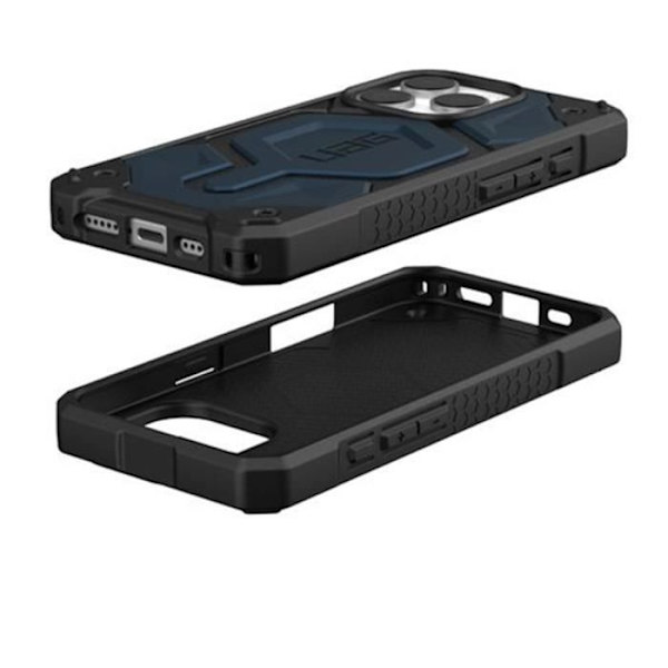 Coque - UAG - iPhone 16 Pro - Antibakteriel - Monarch Pro - Blå Sort Svart