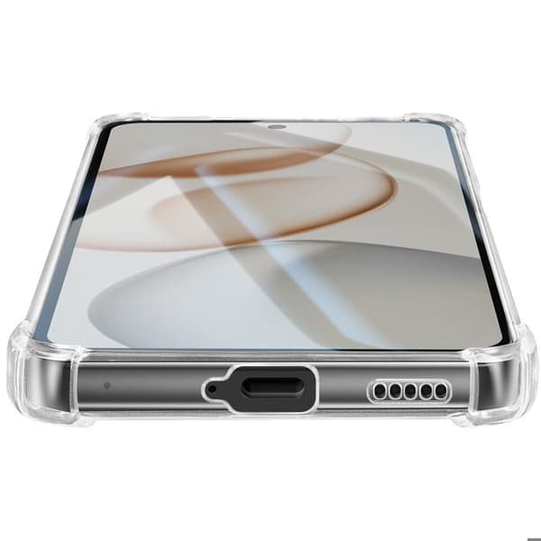 Coque til Honor 400 Smart Silikone Fin og Blød med Forstærkede Hjørner Mayaxess Transparent Vit