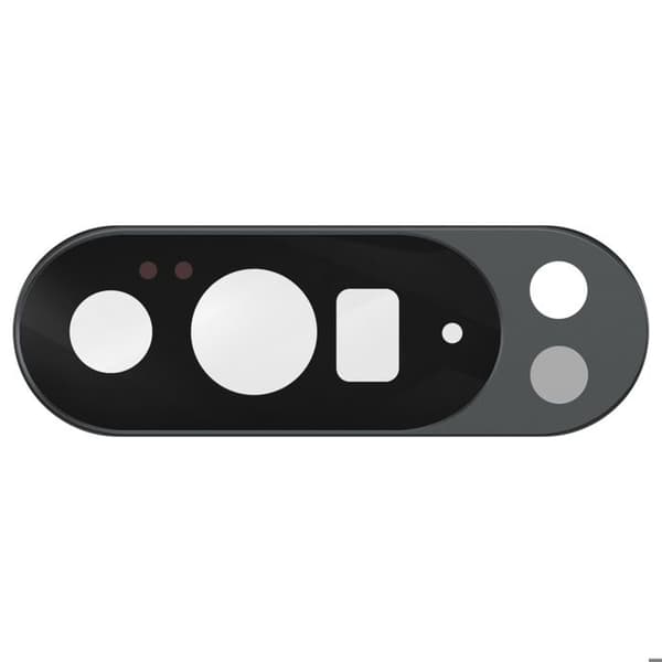 Erstatningslinse til Bagkamera Google Pixel 10 Pro XL med Sort Ramme Svart