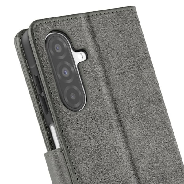 Etui til Samsung Galaxy A26 Klap Portefeuille og Stå Video Grå Grå