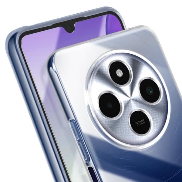 Coque Silicone - Xiaomi Redmi 14C - Härdat glas 9H - Repeller - Transparent Transparent