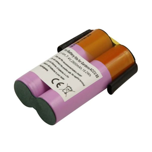 Batteri för Gardena Trädgårdsverktyg Accu 80 Li-ion 7.4V 2600mAh 19.2Wh