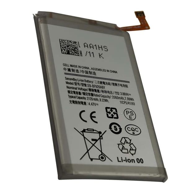 Erstatningsbatteri - AVIZAR - Galaxy Z Fold 3 - Li-Polymer 2280mAh - 3,8V - Sølv Grå