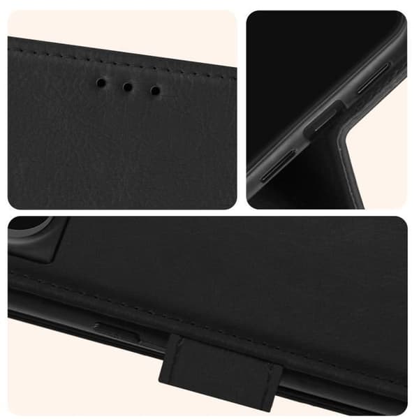 Fodral till Google Pixel 8 - AVIZAR - Chesterfield - Stativfunktion - Svart Svart