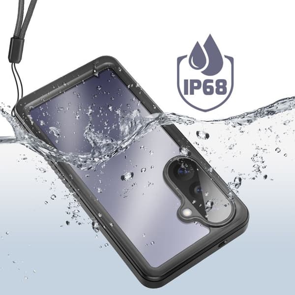 Vandtæt Cover til Galaxy S26 Fuld Beskyttelse Stødabsorberende 2m IP68 Redpepper Sort Svart