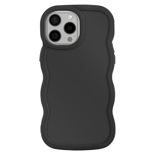 Coque - Candy - iPhone 15 Pro - Antichok - Sort - Elegant mat finish Svart