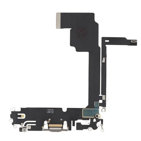 Latausliitin - AVIZAR - iPhone 15 Pro Max - USB C - Mikrofon - Luonnollinen titaani Grå