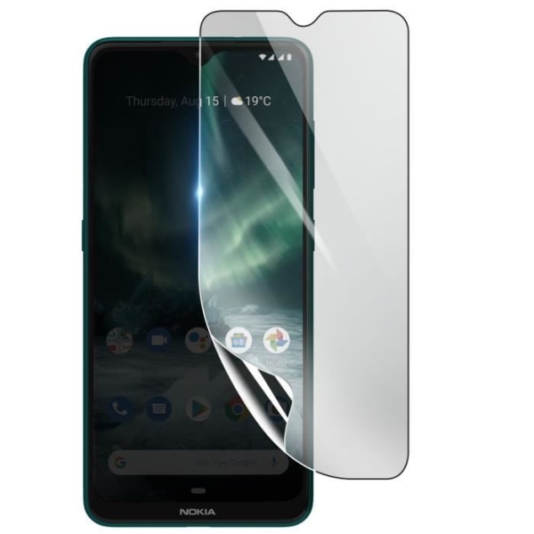 Skärmskydd - 3MK - Nokia 7.2 - Stötsäker Hydrogel - Genomskinlig - Reptålig Transparent