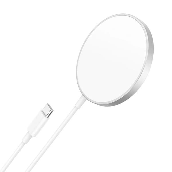 MagSafe Magnetisk 15W Oplader til iPhone 12 / 12 Mini / 12 Pro / 12 Pro Max Mayaxess Hvid Vit