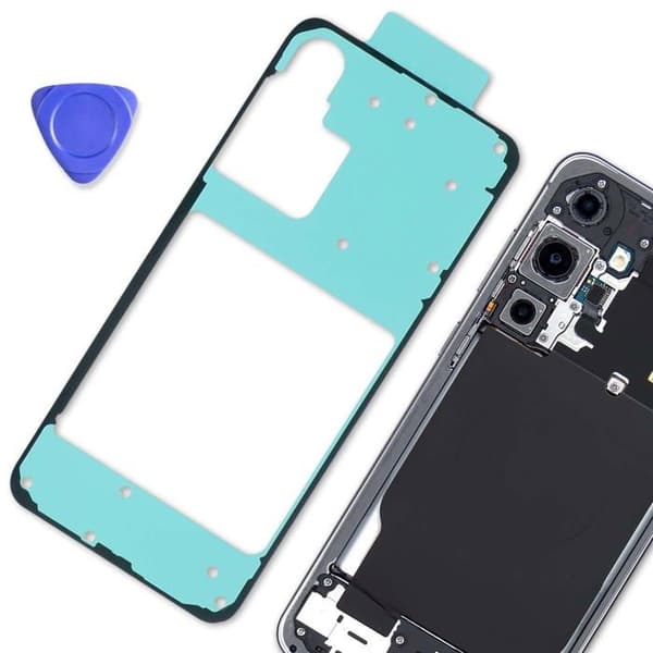 Klæbende kit til Galaxy S25 FE Skærm + Vandtæt Bagsideglas Samsung Blå Blå