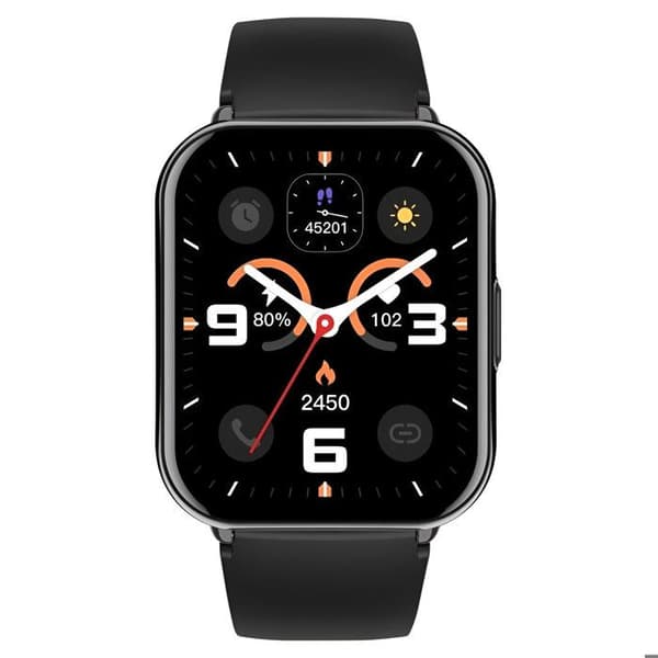 Sportig Smartklocka TFT Bluetooth IP68 Hälsospårning Serie Titmo E‑100 Svart Svart