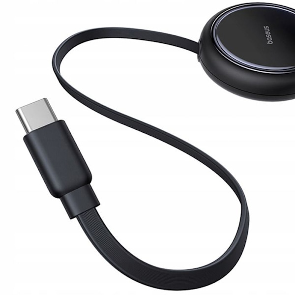 Baseus Musta 2x USB-C 100W Nopea Lataus ja Tiedonsiirto Laajennuskaapeli