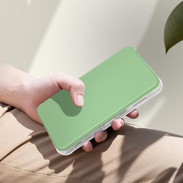 Fodral kompatibelt med Samsung S23 Plus Folio Slim Green Fodral