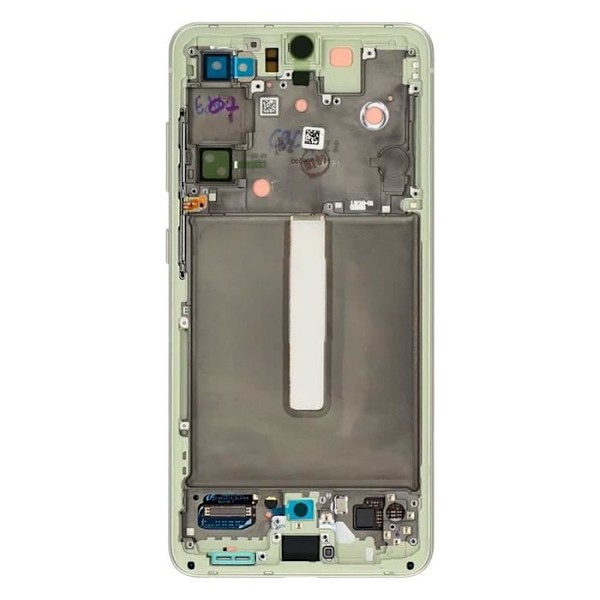 Komplet blok Samsung Galaxy S21 FE LCD-skærm Touch Glas Original Samsung grøn