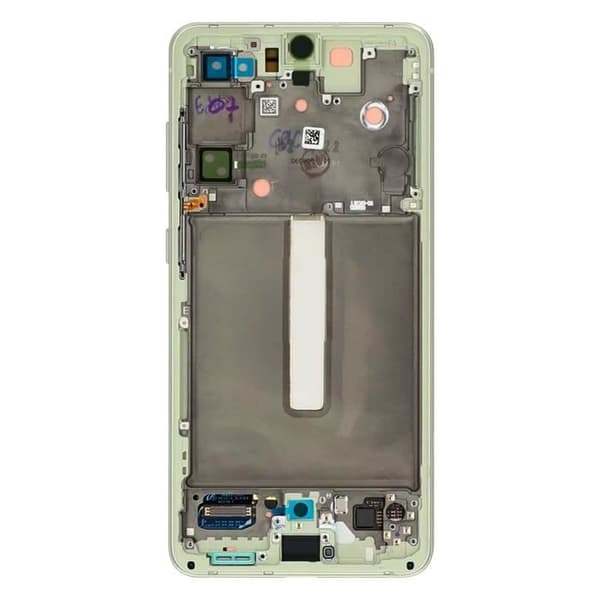 LCD-skærm - SAMSUNG - Galaxy S21 FE - Original - Grøn - Nem installation grön