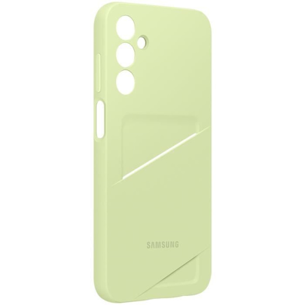Suojakuori Samsung Galaxy A15 4G ja 5G Samsung korttikotelolle Lime Green Grön