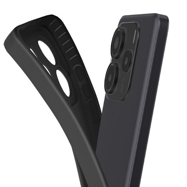 Xiaomi Redmi Note 14 5G Pehmeä Silikoni Musta Kuori Svart