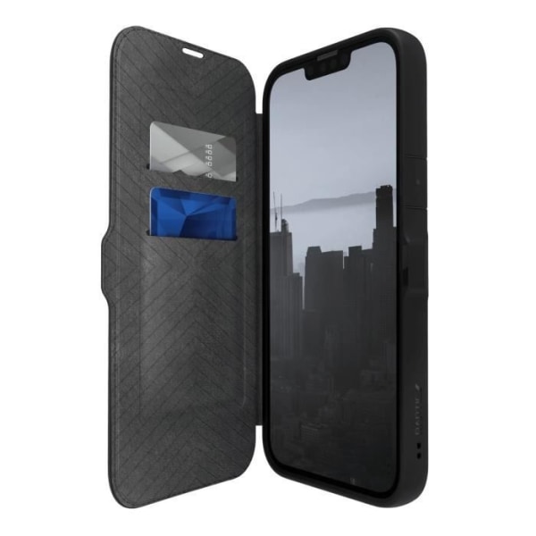 RAPTIC URBAN FOLIO iskunkestävä 2M IPHONE 14 PLUS MUSTA Svart