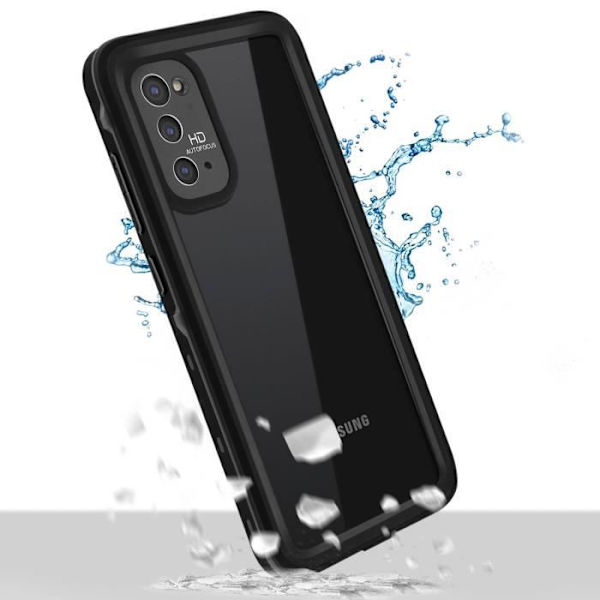 Coque - REDPEPPER - Galaxy S20 - Vandtæt op til 2m - Stødresistent - Indbygget skærmbeskyttelse Svart