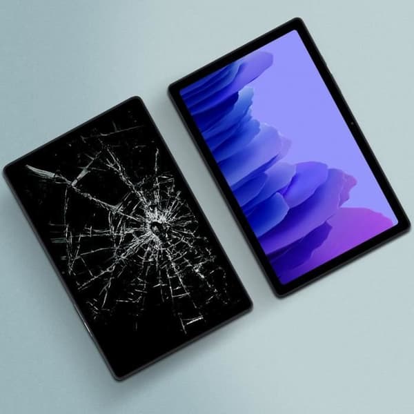 LCD-skærm - Samsung - Galaxy Tab A7 10.4 2020 - Udskiftning - Touchglas - Sort