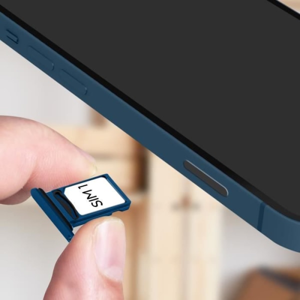 iPhone 13 Ersättningsfack för SIM-kort blå