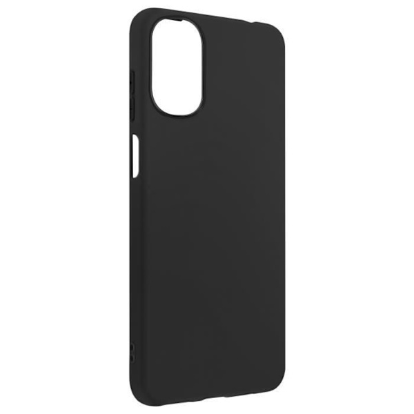 Motorola Moto G22 Case Fleksibel Silikone Mat Finish Anti-Fingerprint Sort Svart