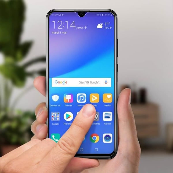 Suojakalvo - AVIZAR - Honor 20 Lite - 9H karkaistu lasi - Iskunkestävä - Läpinäkyvä Transparent