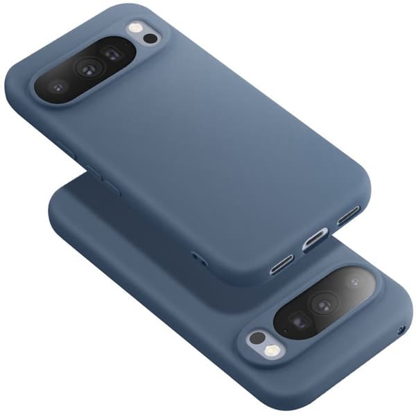 Coque för Google Pixel 10 Pro i mjukt silikon Soft-Touch grå lavendel Grå