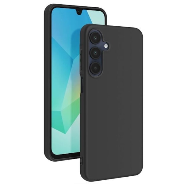 Coque för Samsung Galaxy A16 Silikon Mjuk Tunn Beläggning Mayaxess Svart Svart