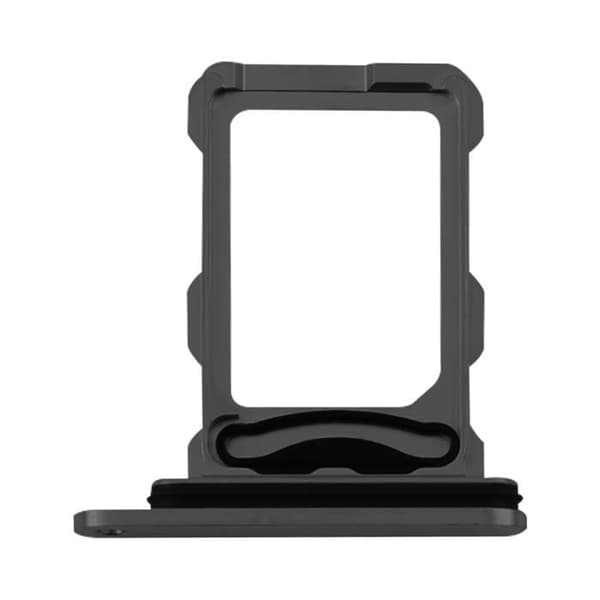SIM-kortskuffe til iPhone 16 Pro og 16 Pro Max Nano SIM slot Sort Svart