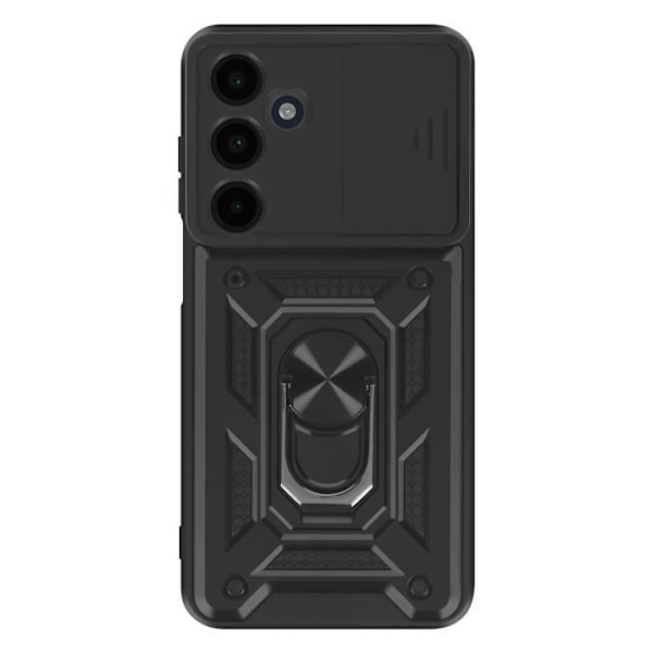 Coque til Samsung Galaxy A16 med Støtte Ring Skydedæksel til Kamera Mayaxess Sort Svart