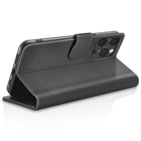Lompakkoasu - ZANAÉ - iPhone 13 Pro Max - Va horizontal - Magneettisulku - Musta Svart