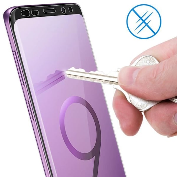 Näytönsuoja - Samsung - Galaxy S9 Plus - Joustava Lateksi - Hydrogeeli - Naarmuuntumaton transparent