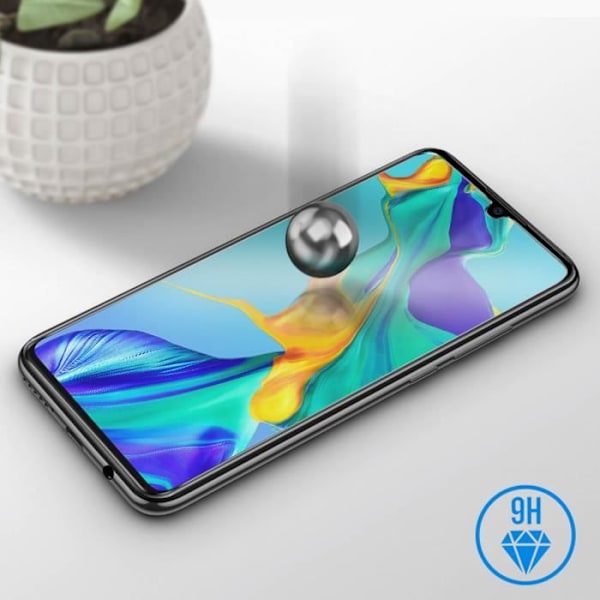 Huawei P30 Lite näytönsuojakalvo - AVIZAR - 9H joustava lasi - iskunkestävä - läpinäkyvä valkoinen Vit
