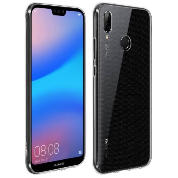 Coque - Huawei - P20 Lite - Silikone Gel - Gennemsigtig - Ultra-tynd Transparent