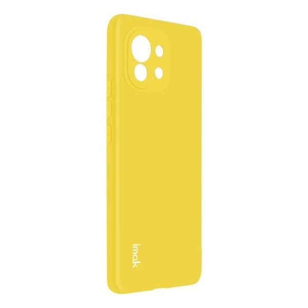 Skyddslock - Imak - Xiaomi Mi 11 - Flexibelt silikongel - Gul - Ultra-tunn Gul