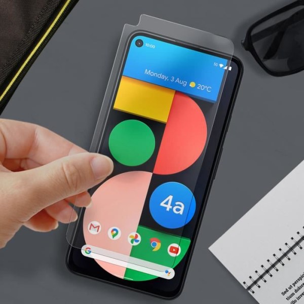 Google Pixel 4A 5G filmbeskyttelse Fleksibel Anti-ridse Gennemsigtig hvid