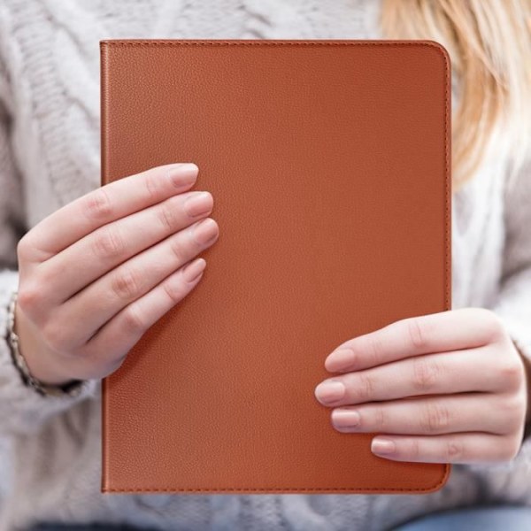 Flip Case til iPad Pro 11 2024 - AVIZAR - 360 Roterende Folio - Brun - Syntetisk - Unisex kastanj
