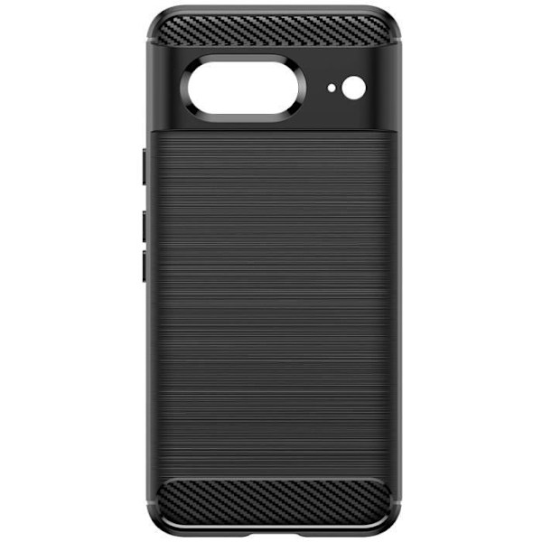 Skal för smartphone - Classic Carb - Google Pixel 8 - Stötresistent - Kolfiberdesign - Styv Svart