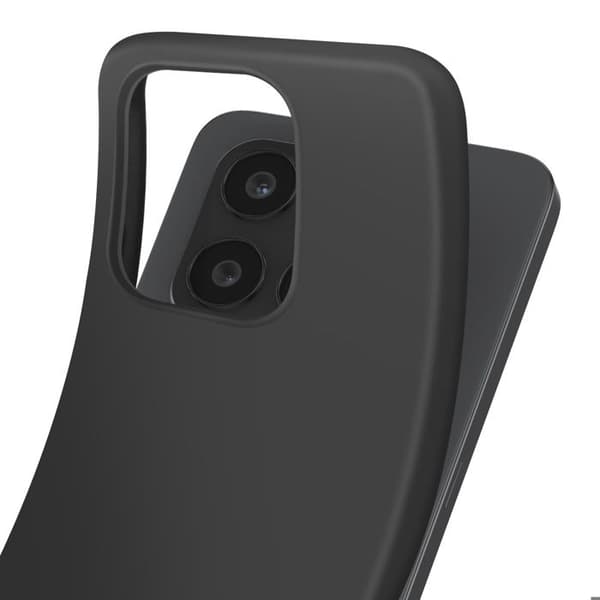 Etui til Honor 400 Smart - MAYAXESS - Blød Silikone - Stødabsorberende - Mat Finish - Sort Svart