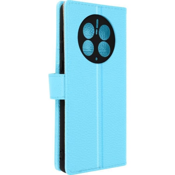 Skal - AVIZAR - Huawei Mate 50 Pro - Videostöd - Blått konstläder Blå