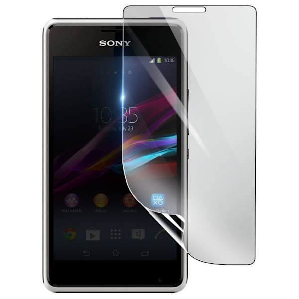 Beskyttende film - 3MK - Sony Xperia E1 - Stødsikker Hydrogel - Gennemsigtig - Ridsefast Transparent